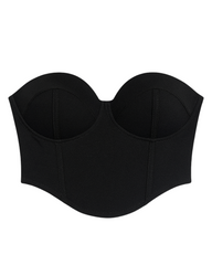 Vista previa del color NEGRO del producto Crop top Amalfi