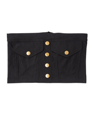 Vista previa del color NEGRO del producto Crop top Capri