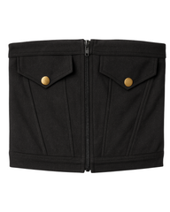 Vista previa del color NEGRO del producto Crop top Roma