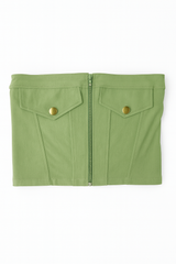 Vista previa del color VERDE del producto Crop top Roma