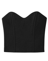 Vista previa del color NEGRO del producto Crop top Calabria