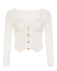 Vista previa del color BLANCO del producto Crop top Hade