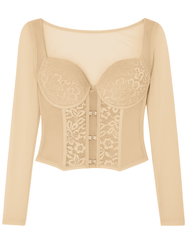 Vista previa del color BEIGE del producto Crop top Hade