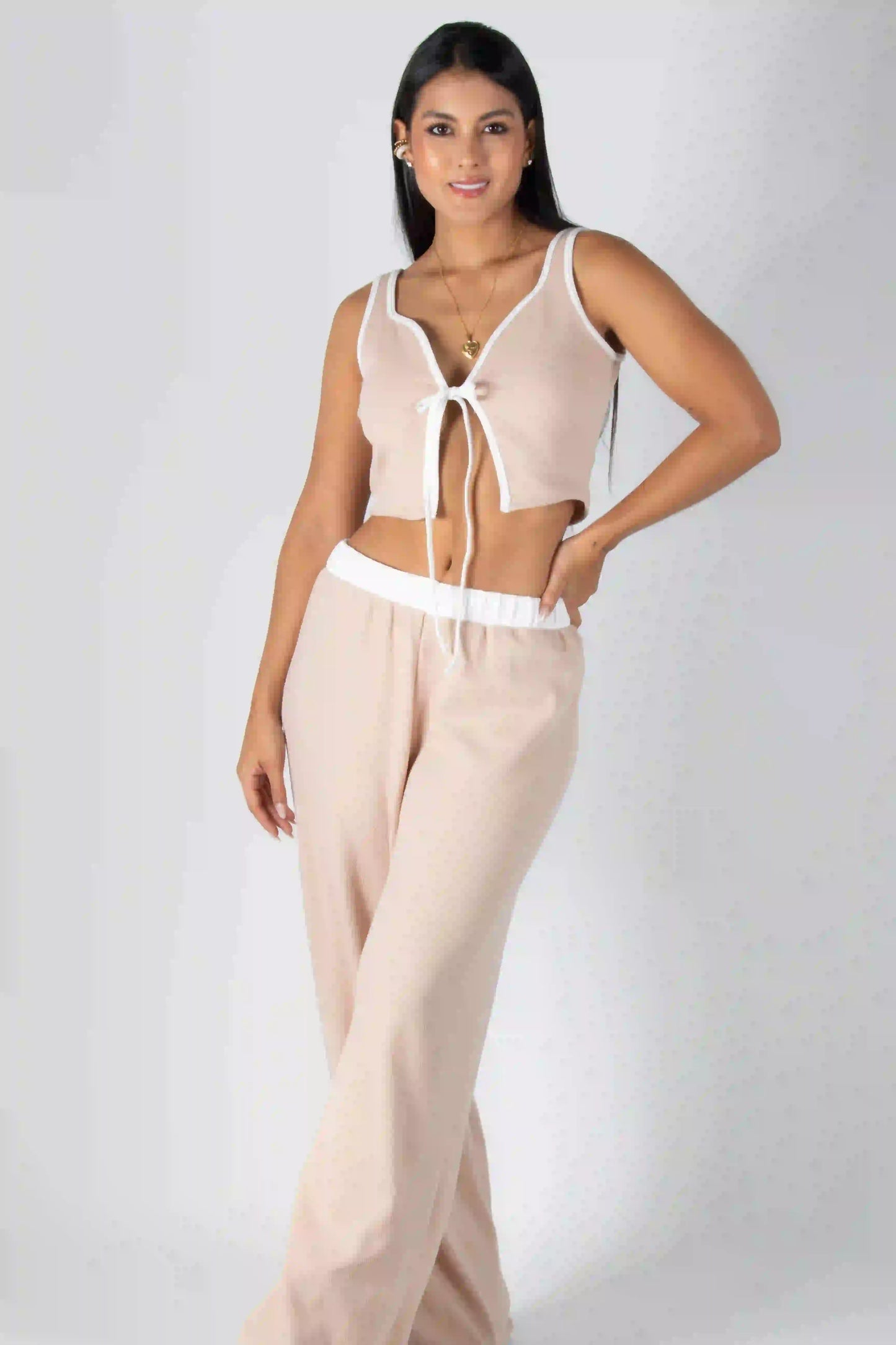Set de Chaleco con Amarre Frontal