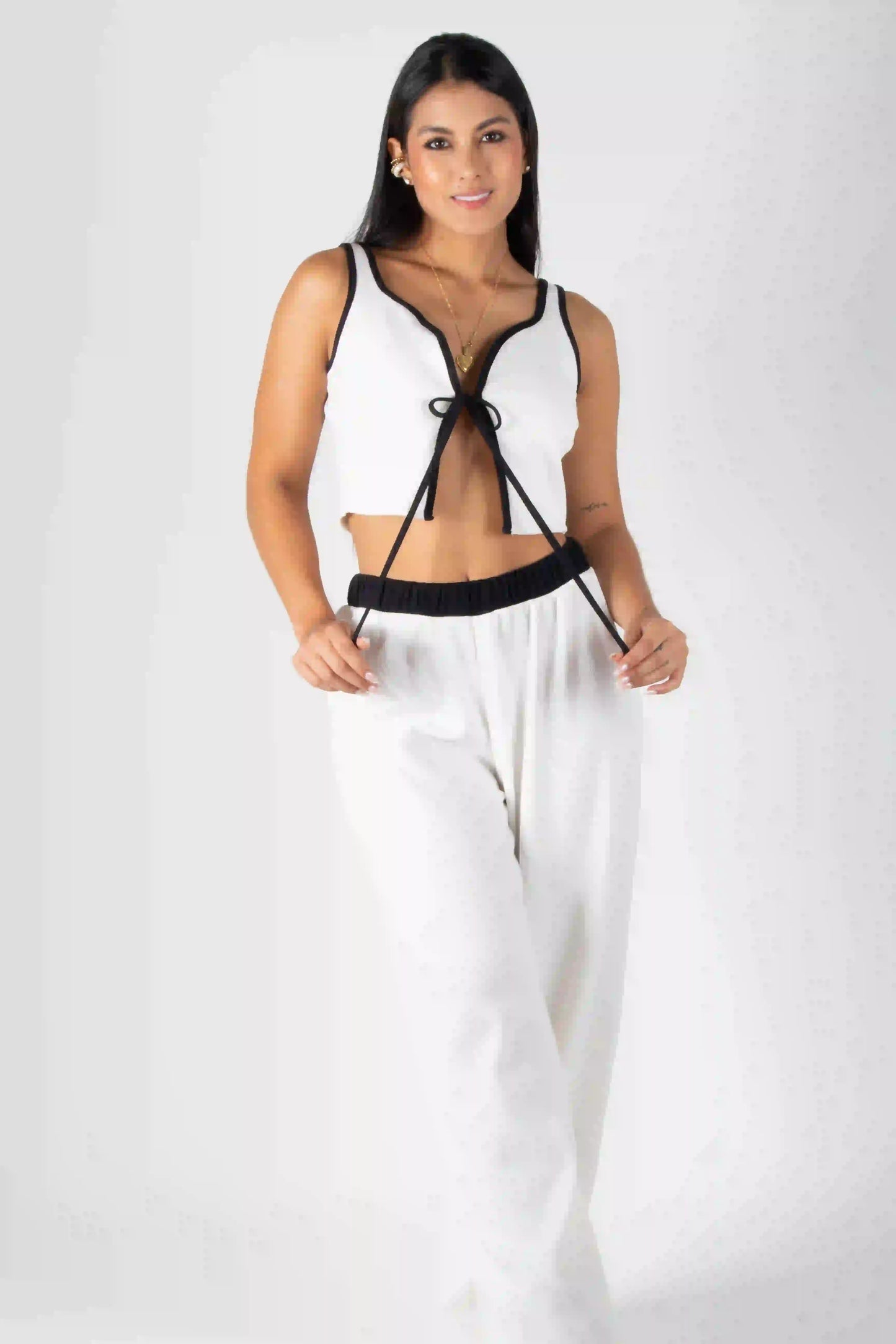 Set de Chaleco con Amarre Frontal