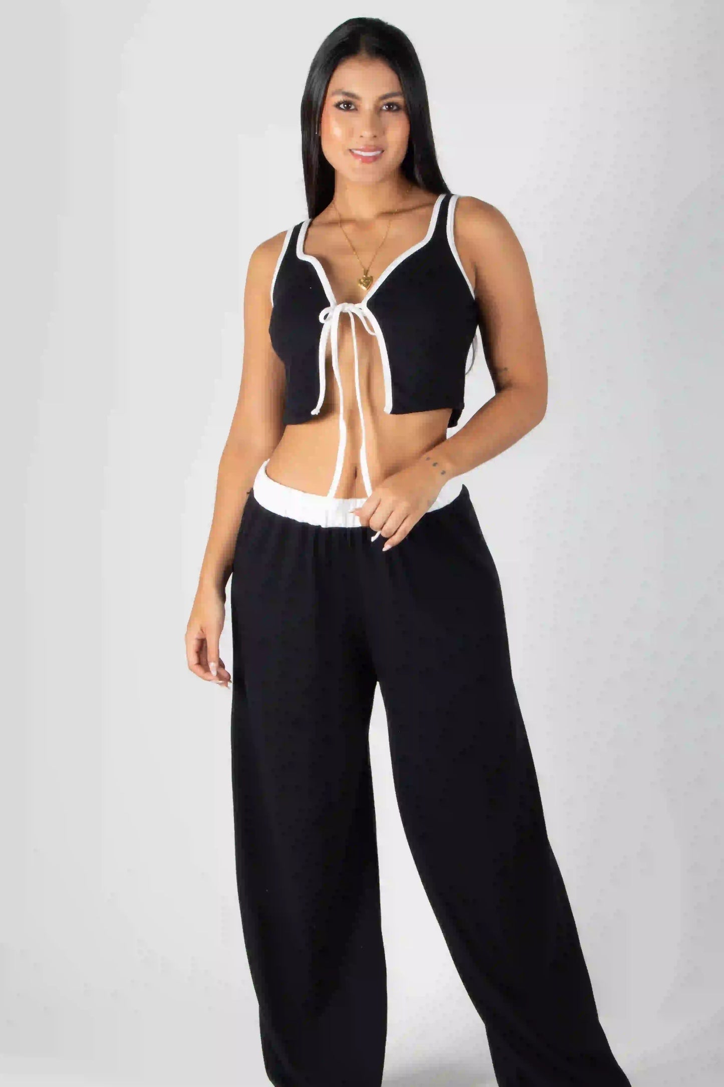Set de Chaleco con Amarre Frontal