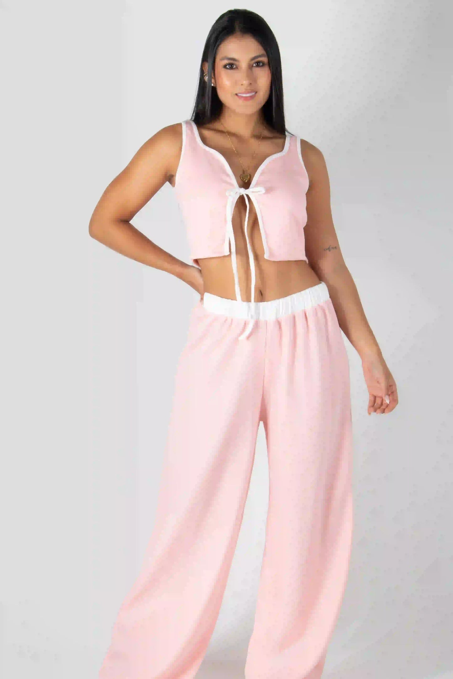 Set de Chaleco con Amarre Frontal
