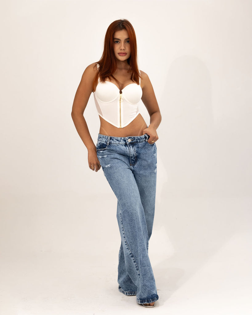 Crop top ajuste perfecto