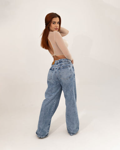 Crop Top Manga Larga con Transparencias imagen 7