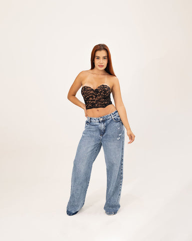 Corset encaje floral imagen 5