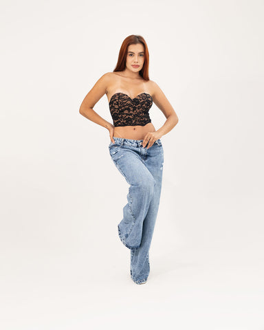 Corset encaje floral imagen 3