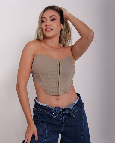 Crop Top Strapless imagen 7