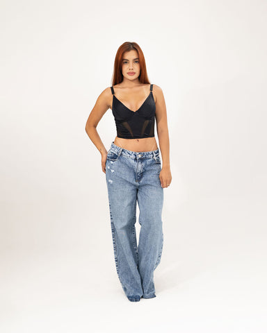 Crop top traslúcido imagen 12