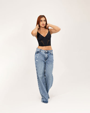 Crop top traslúcido imagen 14