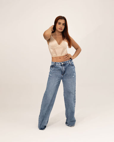 Crop top traslúcido imagen 5
