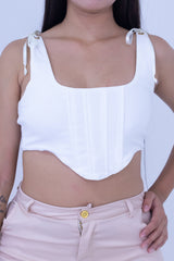 crop top tipo corset