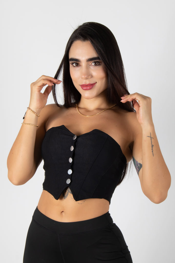 CROP TOP STRAPLESS