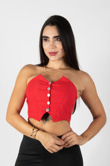 CROP TOP STRAPLESS