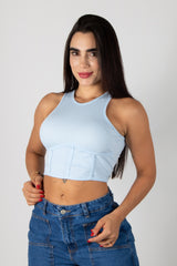 CROP TOP TIPO ESQUELETO