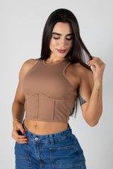 CROP TOP TIPO ESQUELETO