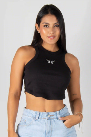 Crop Top Clásico Mariposa imagen 2