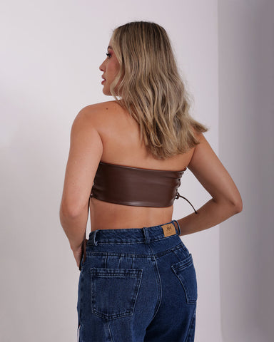 Crop Top Strapless imagen 4
