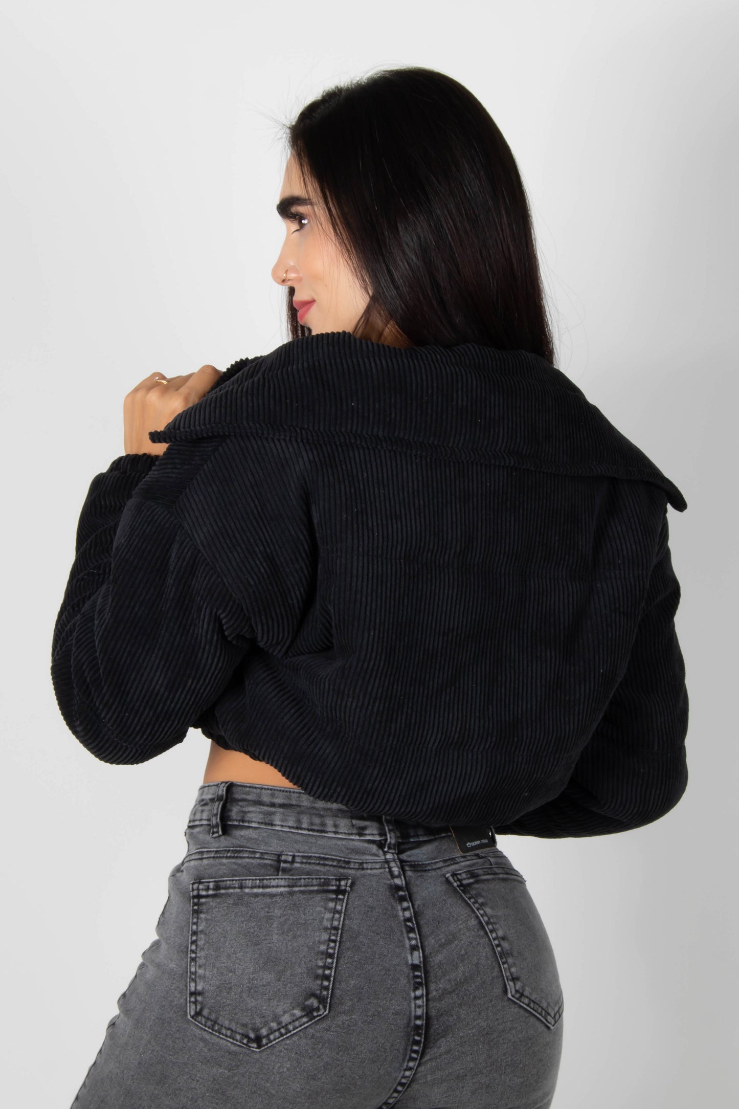 CHAQUETA PUFFER EN CORDOROY