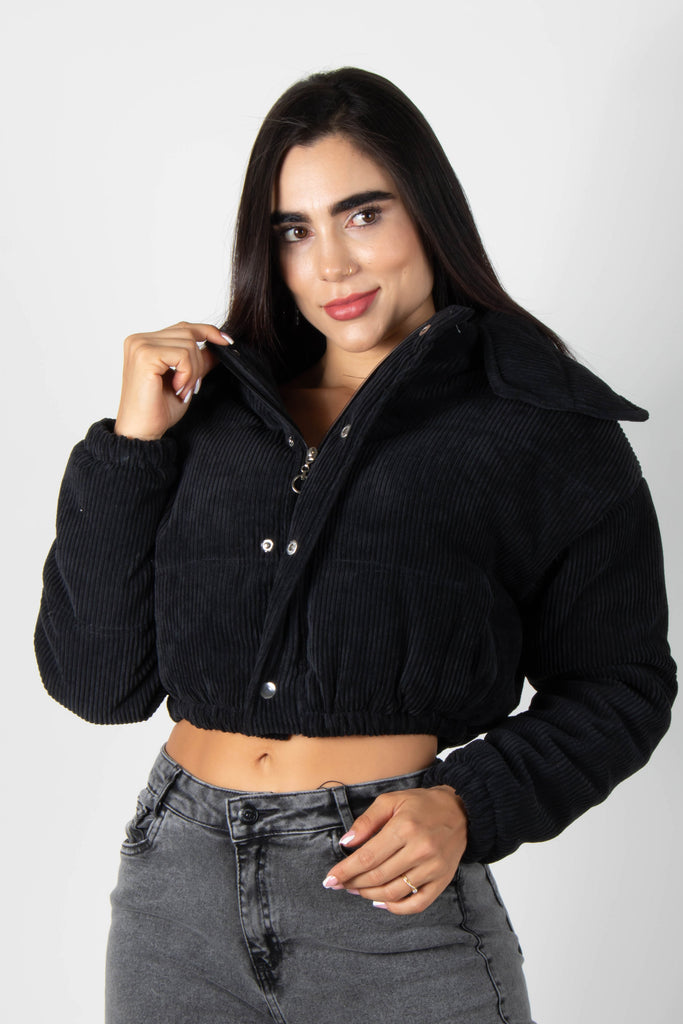 CHAQUETA PUFFER EN CORDOROY