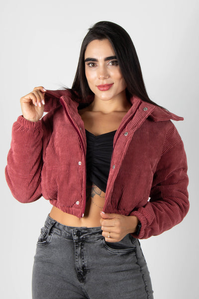 CHAQUETA PUFFER EN CORDOROY