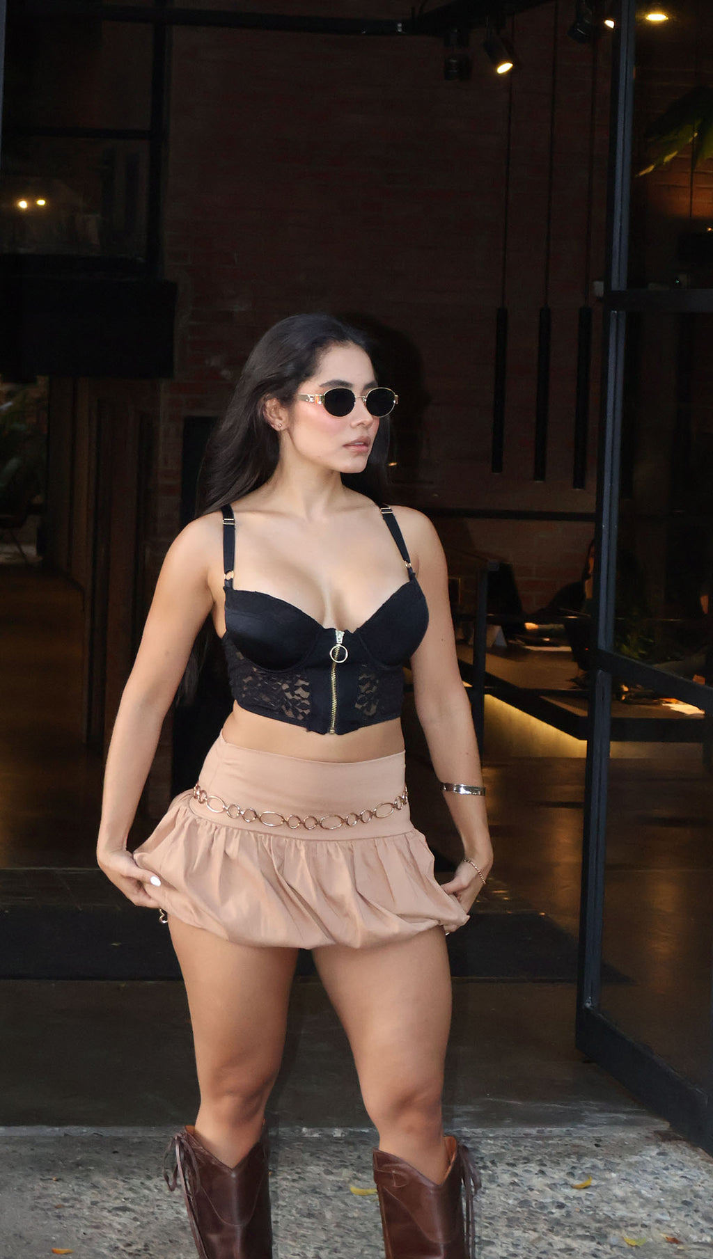 Crop top Geneviève