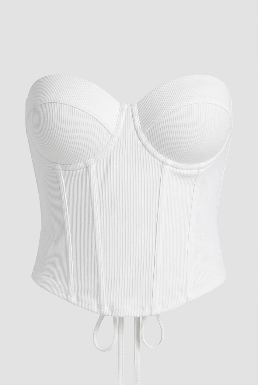 Corset Amanda blanco