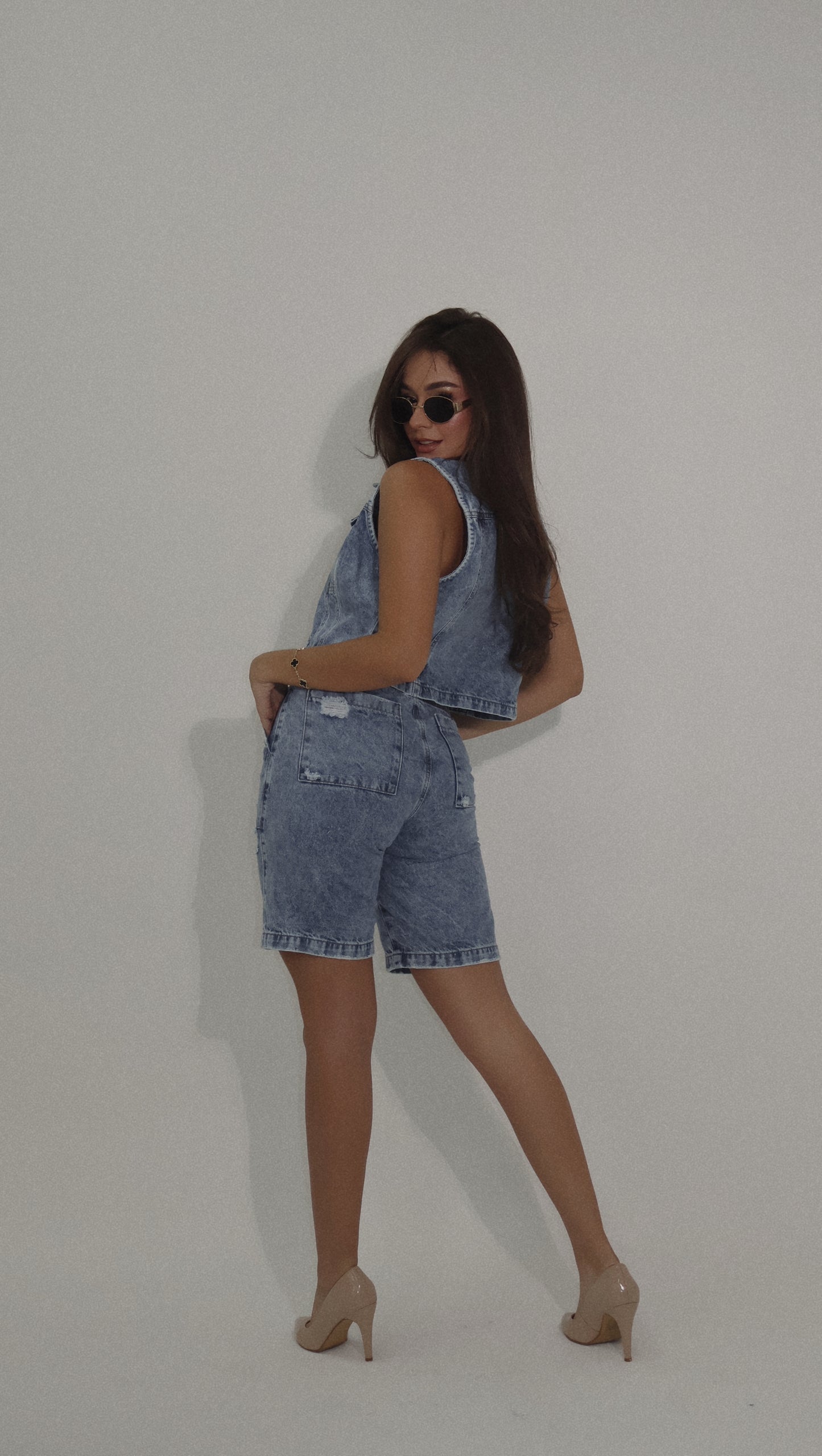 SET  SHORT Y CHAQUETA DENIM
