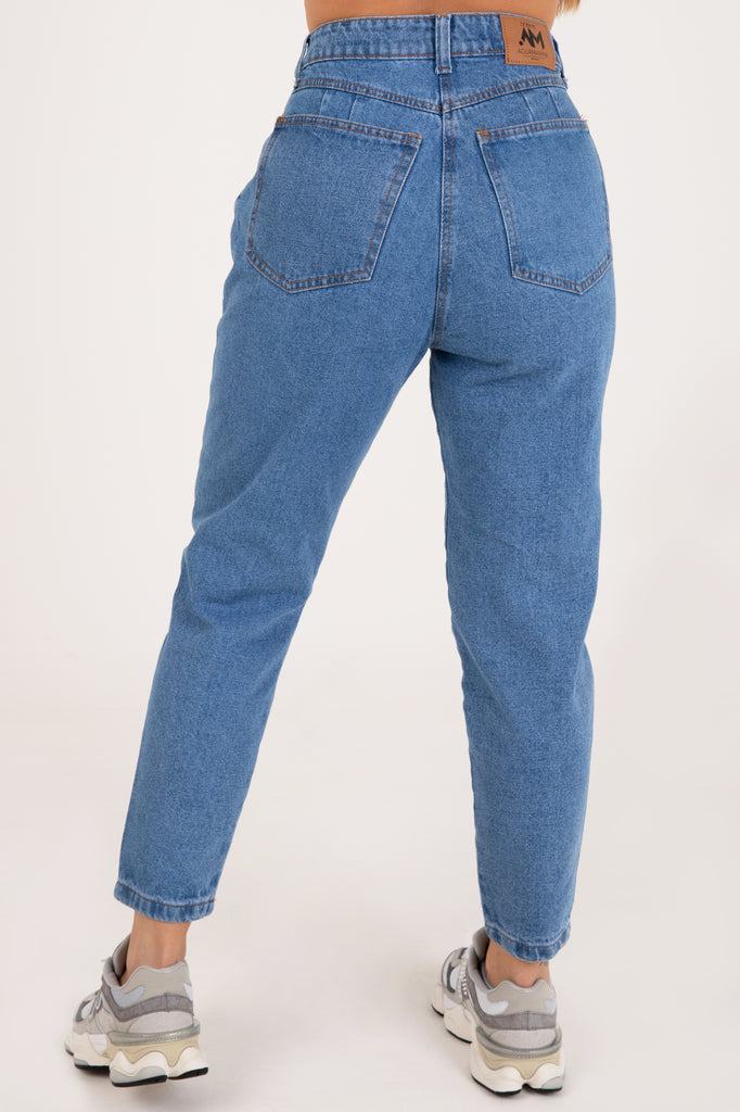 Mom Jean Jeans Azul Clasico Mom Jeans Clasico Mom Jean Clásico