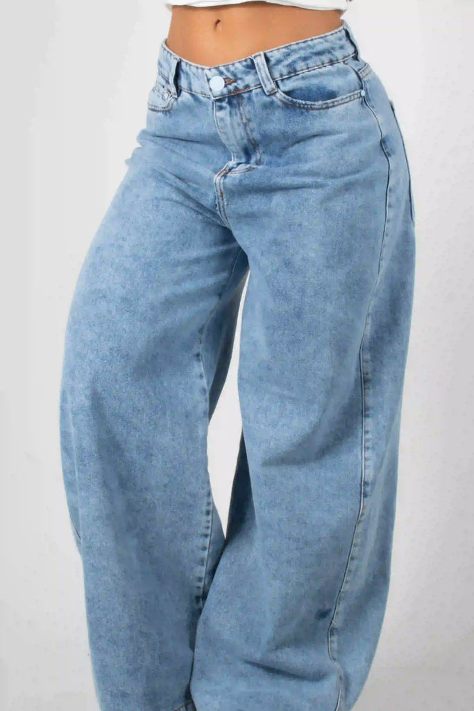 JEAN EN DENIM BOTA RECTA
