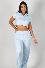 CONJUNTO DE CAMISERA MANGA CORTA Y PANTALON