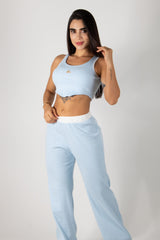 Conjunto de top y pantalón