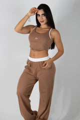 Conjunto de top y pantalón