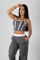 conjunto de top y pantalón