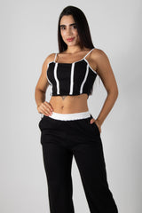 conjunto de top y pantalón