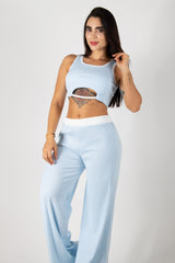 Conjunto de top y pantalón