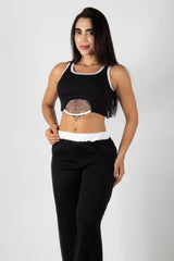 Conjunto de top y pantalón