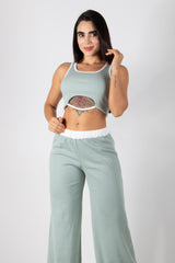 Conjunto de top y pantalón