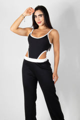 CONJUNTO DE BODY DE TIRO ALTO CON PANTALON